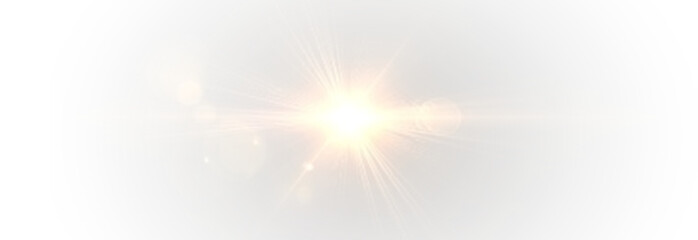 Star sparkle explosion with glowing rays PNG