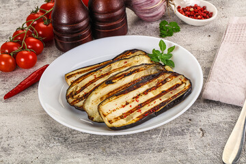  Vegan Grilled eggplant slices snack
