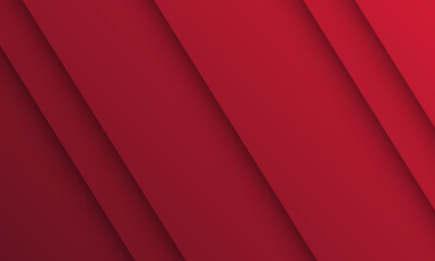 Red geometric abstract background. line and shadow element