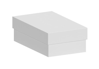 White Open Box, transparent background