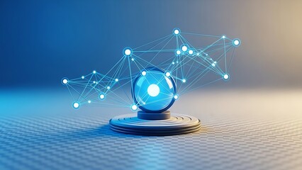 Global network connected by a central node