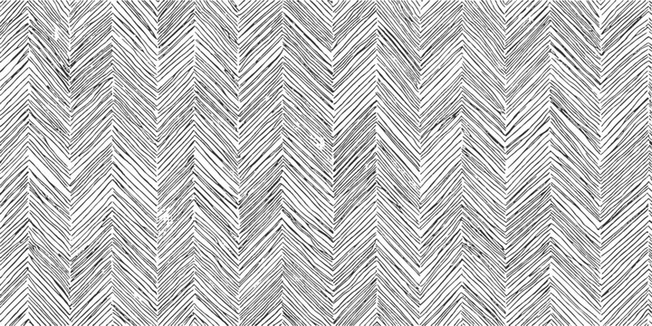 Black and white chevron pattern with textured lines