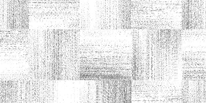 Black and white abstract pattern of vertical and horizontal lines and dots 1