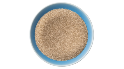 Isolated bowl of amaranth seeds ready for cooking or baking gluten free ingredients