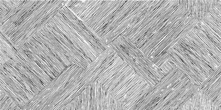 Black and white abstract pattern of diagonal and parallel lines forming geometric shapes texture