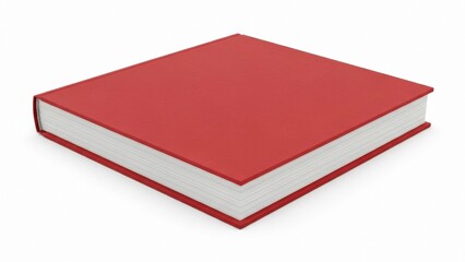 Thick Red Hardcover Book