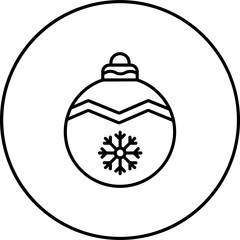 Fototapeta premium Bauble Icon