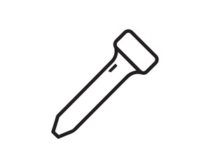 Laboratory Centrifuge Tube Vial Outline Icon Design