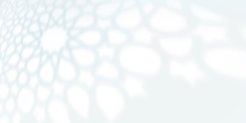 Abstract Arabesque shadow background with traditional ornament, ramadan islamic design.
