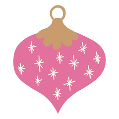 vector illustration of a christmas ball