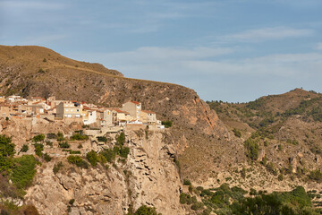 Fototapeta premium Traditional spanish village of Lietor. Albacete. Castilla La Mancha. Spain