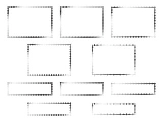 丸、長方形F2、2銀