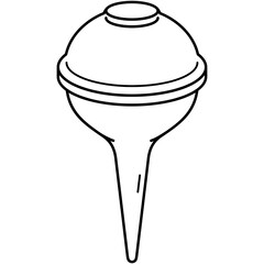 Bulb syringes. Manual suction or irrigation device with a rubber or plastic bulb used for clearing airways, aspirating fluids, or irrigating wounds and ears. Medical sterile device. Vector icon.