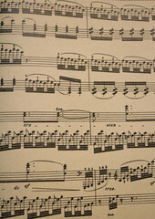 old music sheet