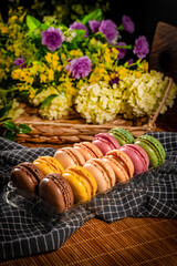 Several macaroons.