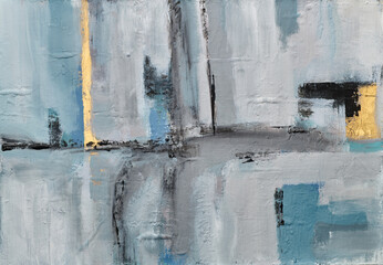 A modern abstract piece with soft gradients and flowing lines, bringing a serene and elegant atmosphere to any contemporary space