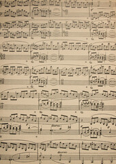 old music sheet