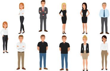 Diverse group of happy young people jumping for joy and celebrating success with a gold trophy cup in flat vector.