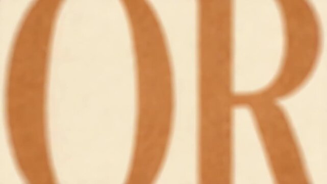 FAVORITE written in large orange letters on a beige background