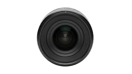 Macro Lens Focus Rings Detailed View Black Background