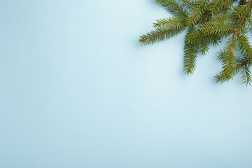 Christmas background with fir branches.