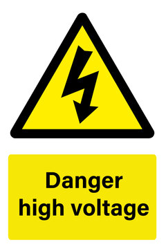 Danger high voltage