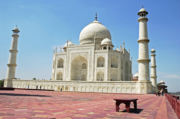 Fototapeta premium taj mahal agra india