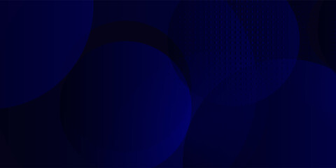 Circle abstract background. Blue gradient circular shape elements. Minimalist geometric pattern. Modern design. Suit for presentation, brochure, cover, wallpaper, website, business, backdrop