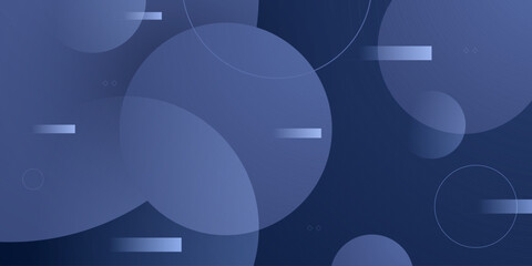 Abstract dark gray background with circle shapes overlap pattern element concept style design. Simple elegant banner background.