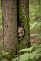 Amazing nature with trees and bugs