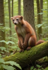 Amazing nature with trees and bugs