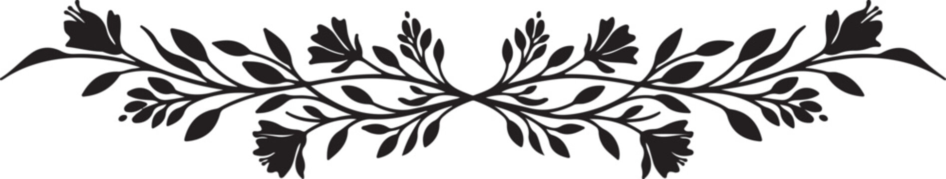 50 Floral Nature Vector Illustration