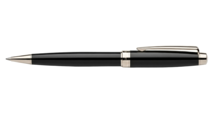 Isolated stylish writing pen on a blank surface perfect for professional use and editing