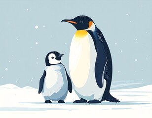 Fototapeta premium ペンギン イラスト