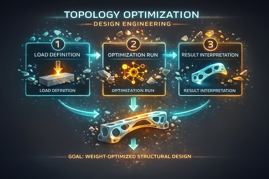 Topology Optimization for Lightweight Design and Structural Efficiency in Engineering