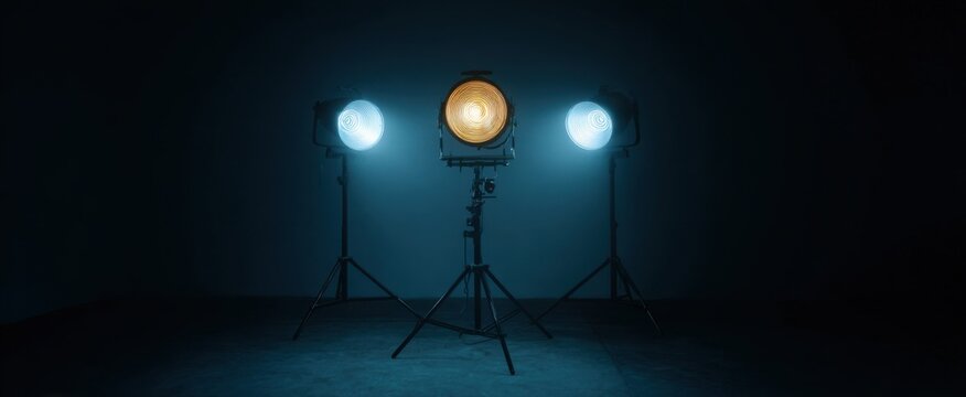 The streaming influencer lighting setup uses evenly balanced studio lamps for optimal illumination