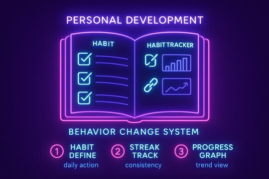 Personal Development Habit Tracker and Behavior Change System for Self-Improvement