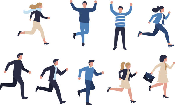 Set of diverse stylized 3D avatar bust illustrations of happy young people and children with varied hairstyles and clothes for user profiles, communication, and social media icons.