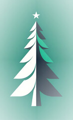 Christmas Tree Vector Illustration