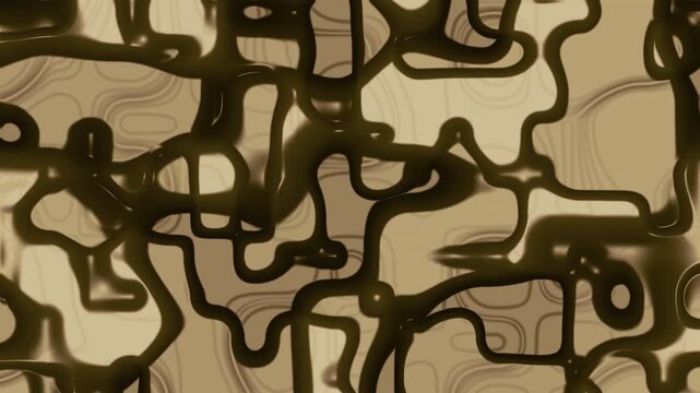brown plastic background animation abstract movement