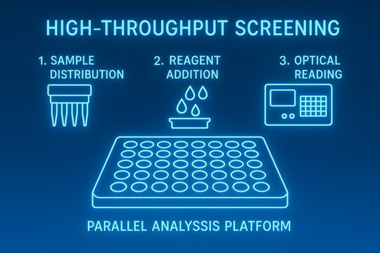 High-Throughput Screening Platform and Parallel Sample Analysis for Pharmaceutical Research