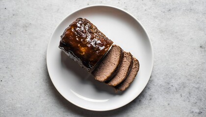Savory Sliced Meatloaf with Sweet Glaze