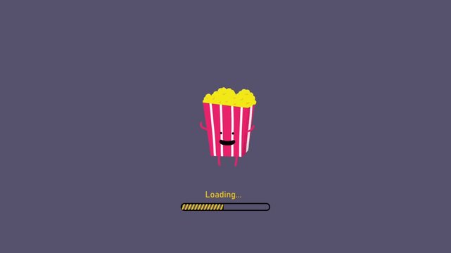 Popcorn loading Screen Animation