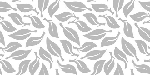 tea leaves pattern background. green leaves vector pattern background. Green tea leaf seamless pattern. seamless patterns with green leaves of tea.