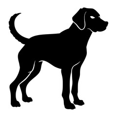 Dog Silhouette Shadow Illustration 