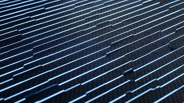 Diagonal glowing blue lines on a dark textured background creating a futuristic digital pattern