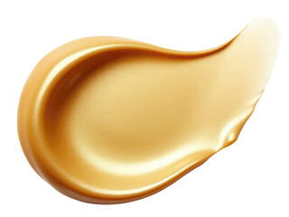 Golden liquid splashes on a white background, perfect for use in designs related to luxury, wealth, and success.transparent background