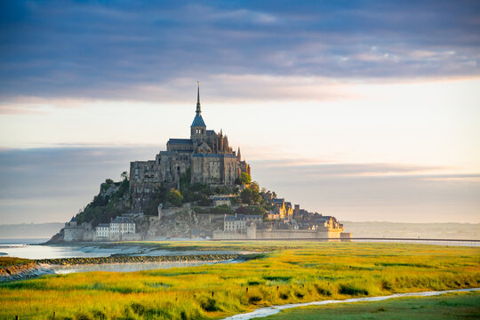 Mont Saint Michel, France. Panoramic view