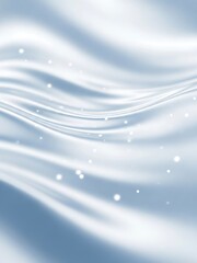 Fototapeta premium Gentle Waves and Sparkling Droplets on a Serene Water Surface from a Close-up Viewpoint