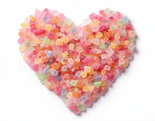 Heart-Shaped Candy Cluster